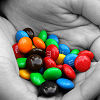 a handful of M&amp;M's!