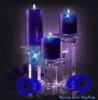 Altar Candles - Blue