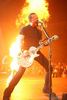 James Hetfield on fire.