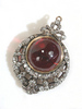 Victorian Garnet Diamond Brooch