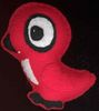 A RED BIRD SOFT TOY