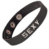 Leather 'SEXY' Collar