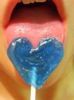 Blue Heart Valentine Lick