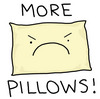 pillow is not amused