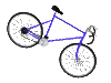 a Blue Bike
