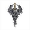Dragon dagger with wall mount