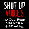 Silencing the voices via Qtip