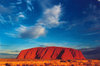 See Ayers Rock in Australia