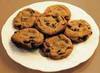 Plate of Chocolate Chip Cookies!