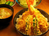 Tempura Shrimp with miso soup