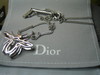 Dior Homme 3D bee necklace