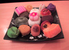 Ice-cream mochi selection