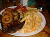 steak and chips
