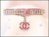 Channel Pink Crystal Collar