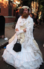 a wedding dress