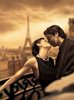 Romantic Kiss In Paris