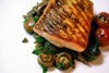 Pan Seared Salmon With Mushrooms