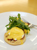 Egg Benedict On Toasted Muffin
