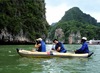 Kayak in Pang Nga Bay, Thailand