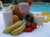 3 fruit mix smoothies