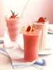 3 strawberry colada smoothies