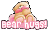 a bunch of teddy bear hugs