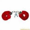 Red Fuzzy Handcuffs