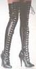 Laced Thigh High Stiletto Boots