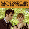 Decent men = Gay or Time Lord