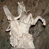 White Marble Pegasus Statue