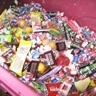 Container of candy