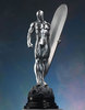 a Silver Surfer Statue