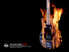 FLAMED BASS GUITAR