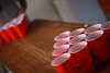 Played beer pong with friends