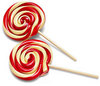 apple and cinamon swirl lollipop