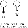 :I to much sugar!