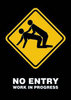 no entry