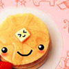 a happy pancake