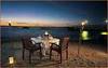 Romantic dinner on trhe beach