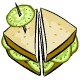 Kiwi and Cucumber Sandwich