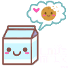milk and cookie for you! 