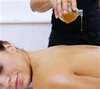 Baby oil massage