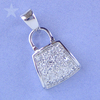 Sterling Silver Handbag Pendant 