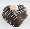 Heart truffle with flower decor