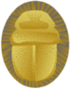 Scarab of pure gold