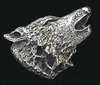 Sterling Silver Wolf Head