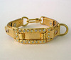 Rosso Gold Pet Collar