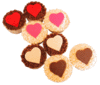 Heart cupcakes