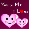 *you and me =love*