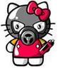 A Hello Kitty + Gas Mask/Gernade